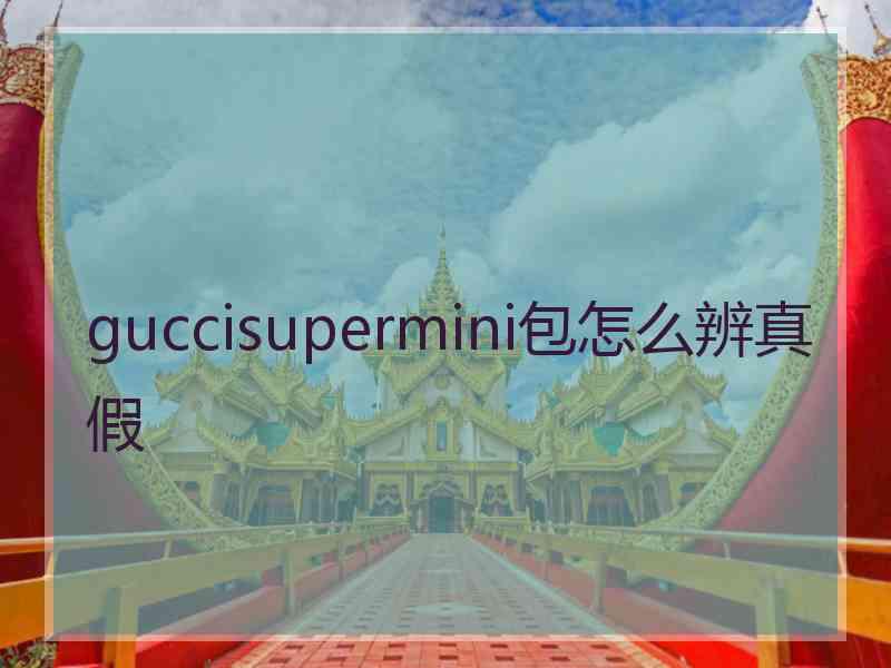 guccisupermini包怎么辨真假