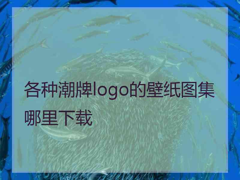 各种潮牌logo的壁纸图集哪里下载