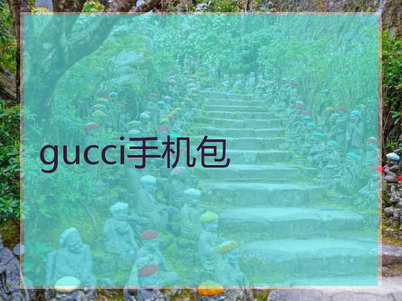 gucci手机包