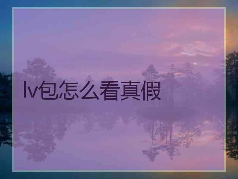 lv包怎么看真假