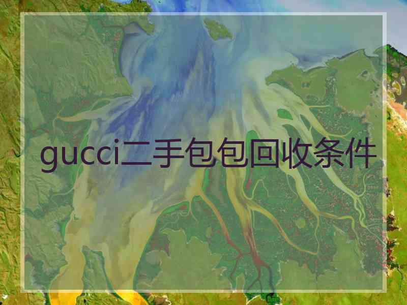 gucci二手包包回收条件