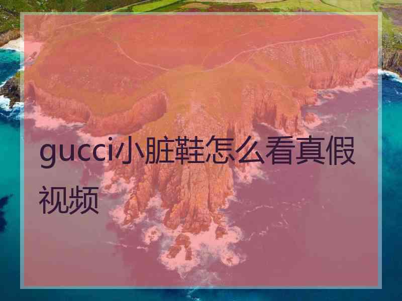 gucci小脏鞋怎么看真假视频