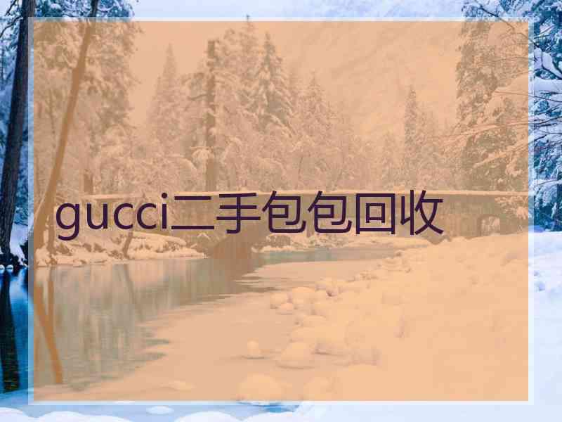 gucci二手包包回收