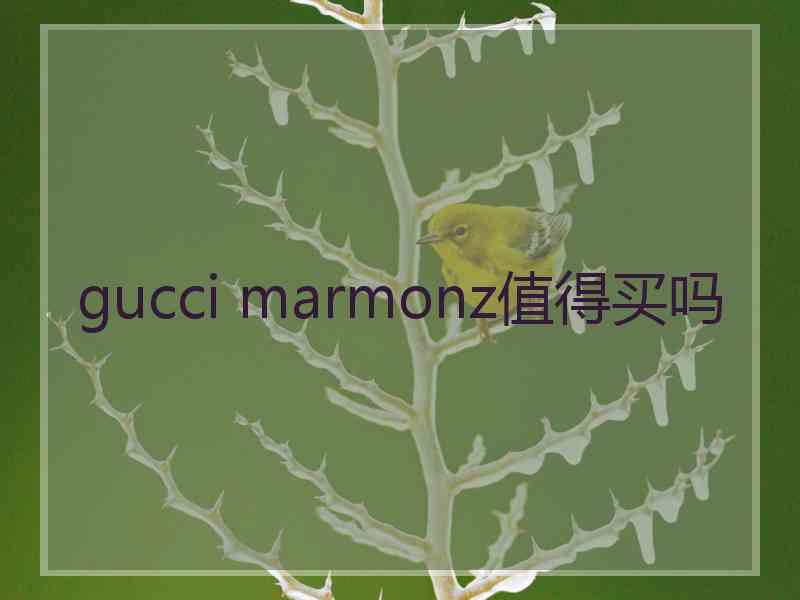 gucci marmonz值得买吗