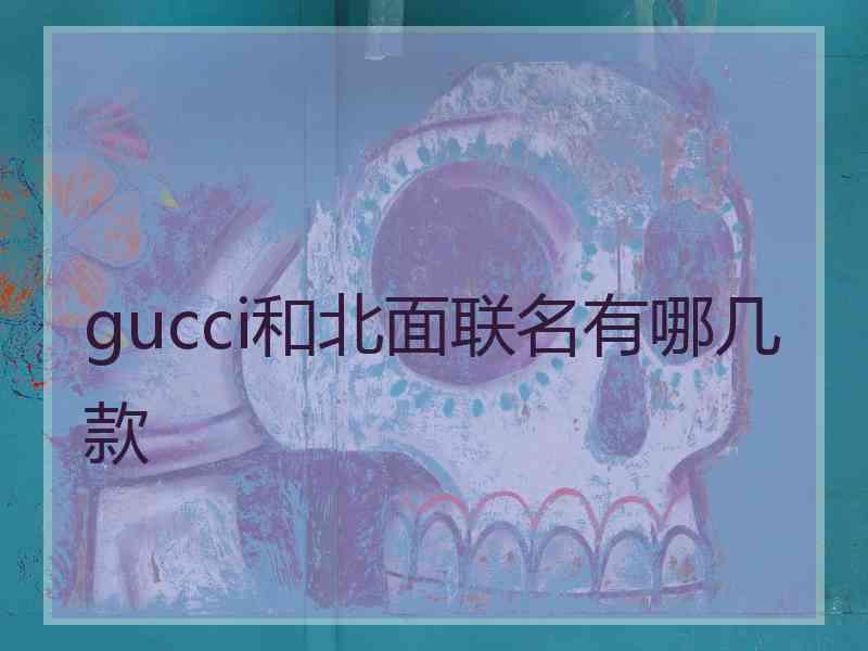 gucci和北面联名有哪几款