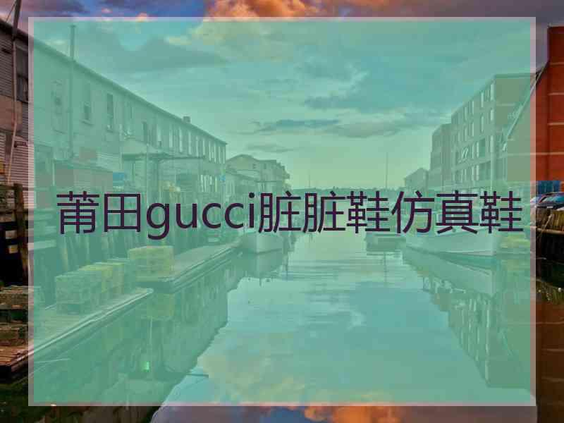 莆田gucci脏脏鞋仿真鞋