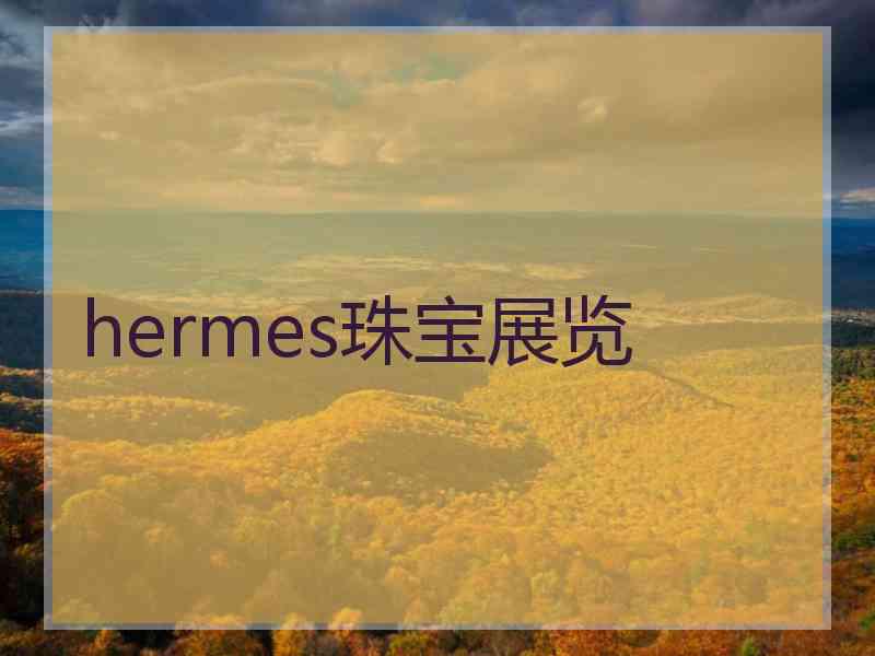 hermes珠宝展览